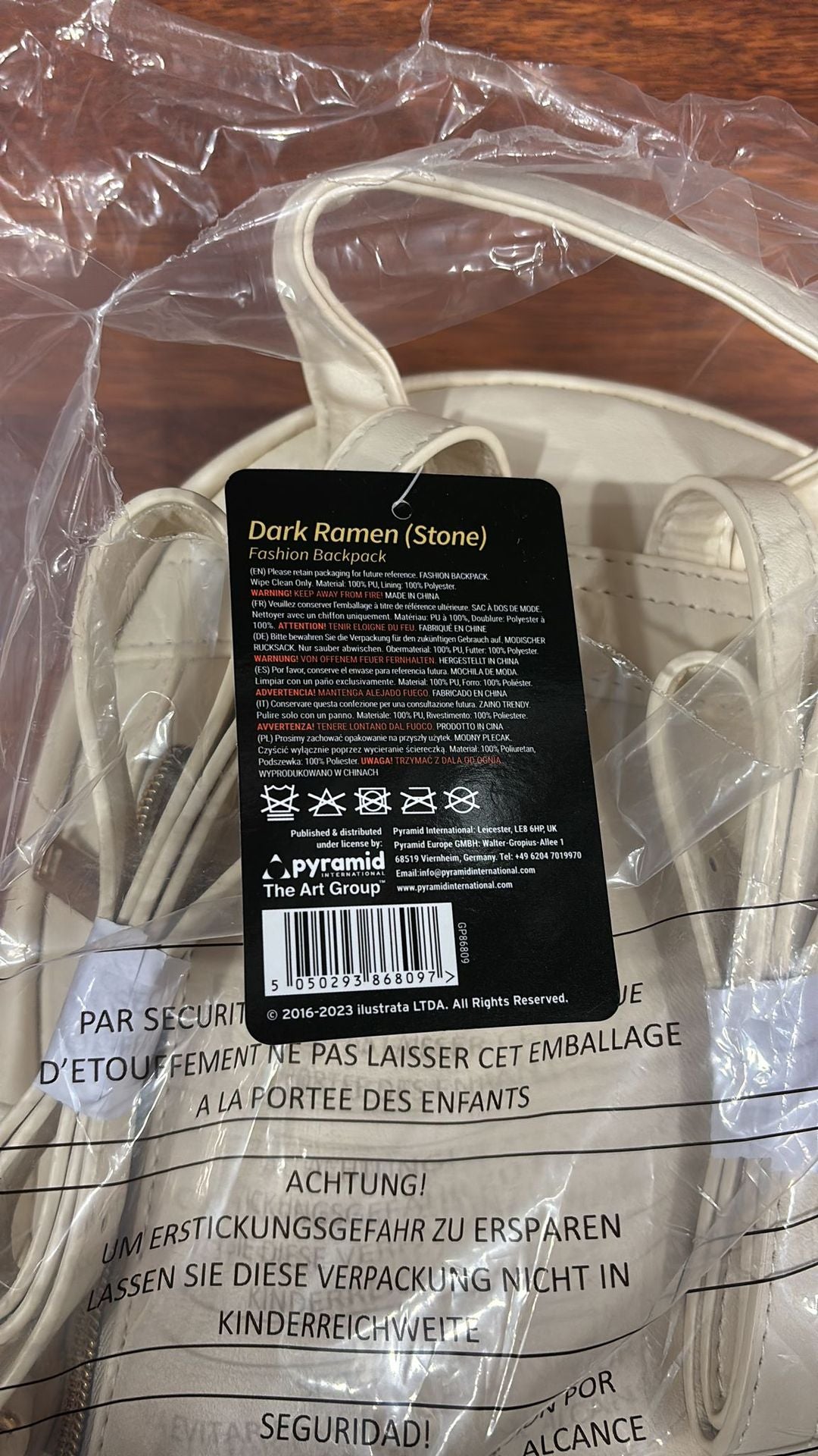 Zaino Ilustrata (Great Ramen) Dark Ramen Stone Fashion - Gp86809 Zaino Ilustrata (Great Ramen) Dark Ramen Stone Fashion - Gp86809